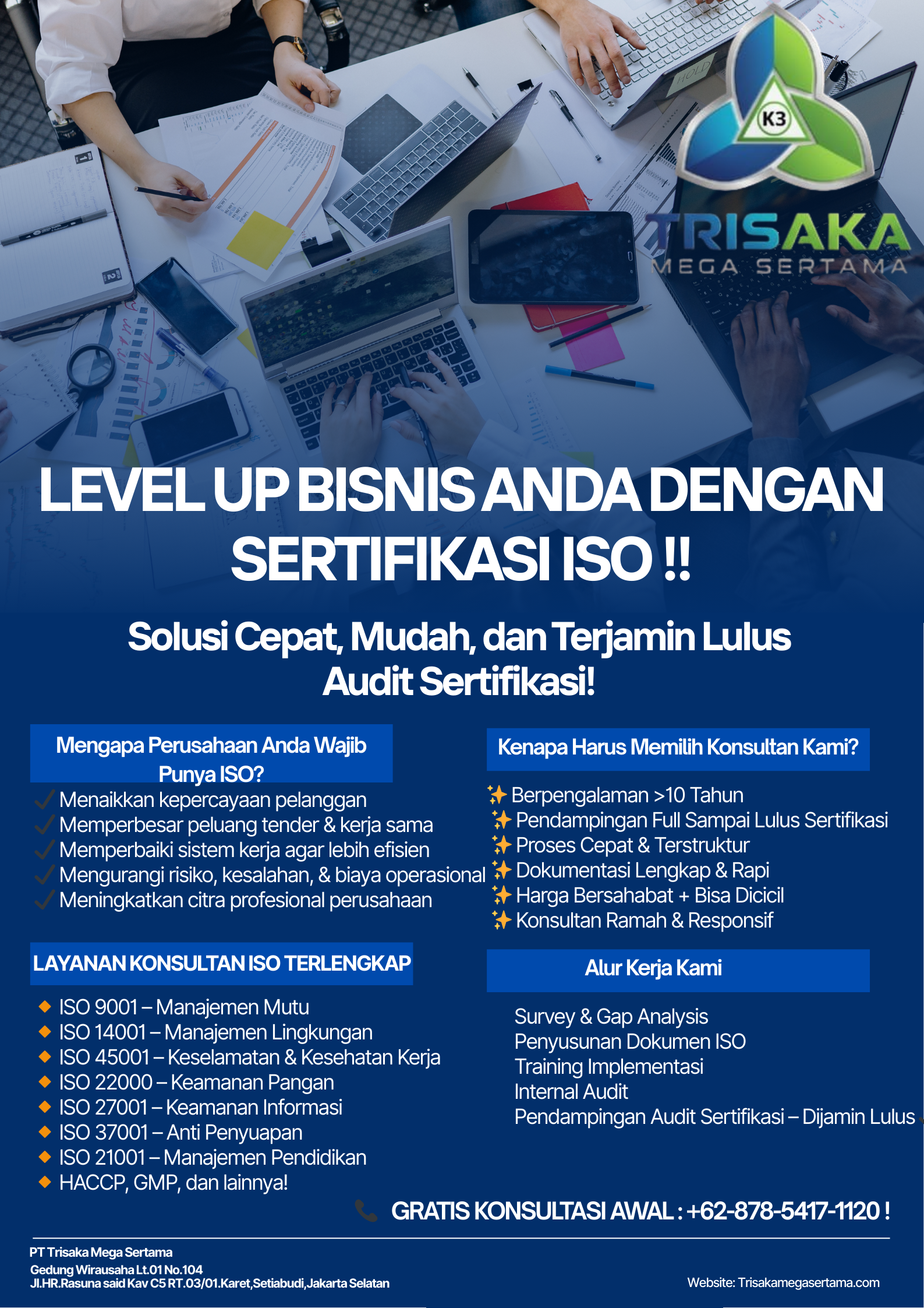 Flayer Jasa Konsultan ISO