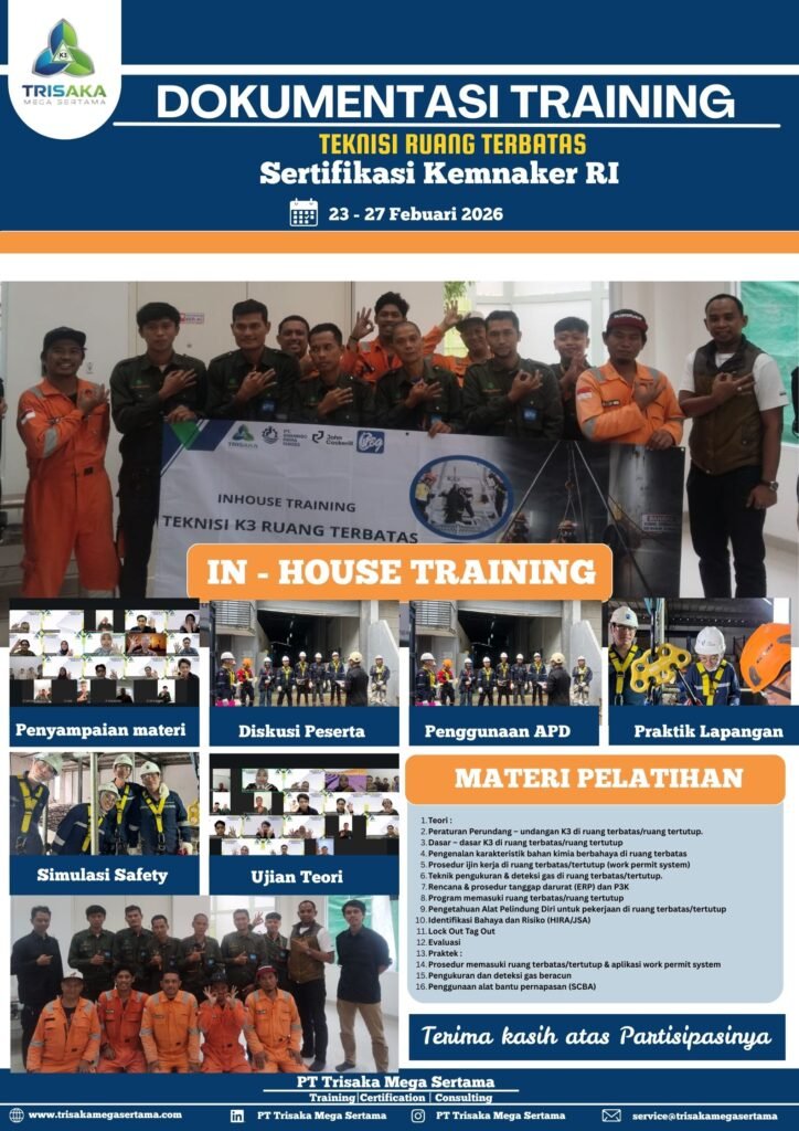 flayer dokumentasi Teknisi Ruang Terbatas